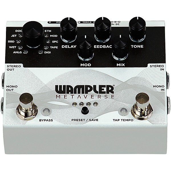 Wampler Metaverse Multi-Delay Effects Pedal White