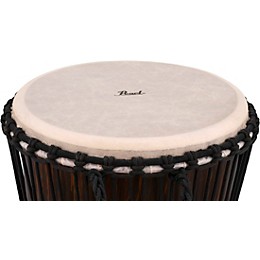 Pearl Rope-Tuned Djembe With Seamless Synthetic Shell 12 in. Artisan Straight Grain Limba