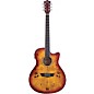 Washburn Deep Forest Burl ACE Acoustic-Electric Guitar Amber Fade