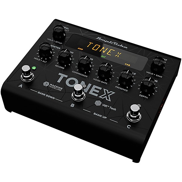 Open Box IK Multimedia TONEX Modeling Amp and Distortion Effects Pedal Level 2 Black 197881123826