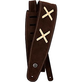 D'Addario Vintage Suede Guitar Strap, Brown