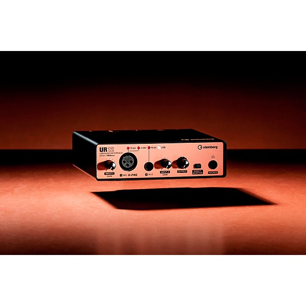 Steinberg UR12B 2-In/2-Out USB 2.0 Audio Interface Black/Copper