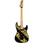 Godin Derry Grehan Signature Tread Graphics Electric Guitar Black