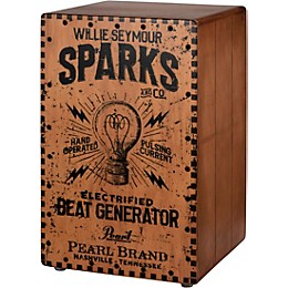 Pearl Electronic Cajon With W.S. Sparks Graphic Finish