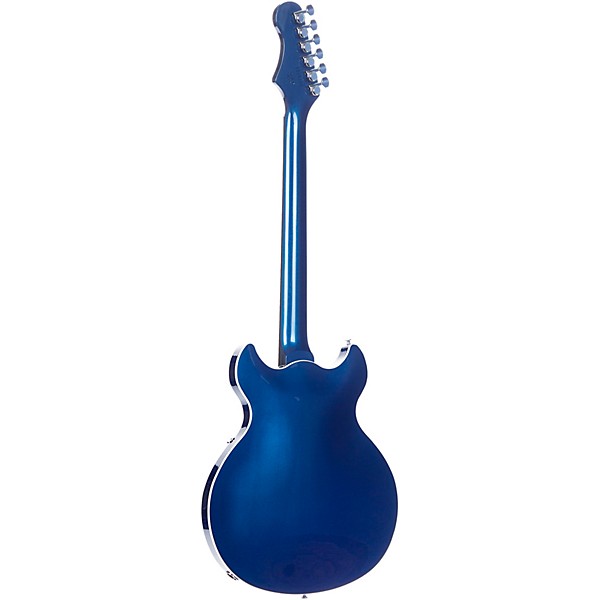 Harmony Comet Semi-Hollow Electric Guitar Midnight Blue