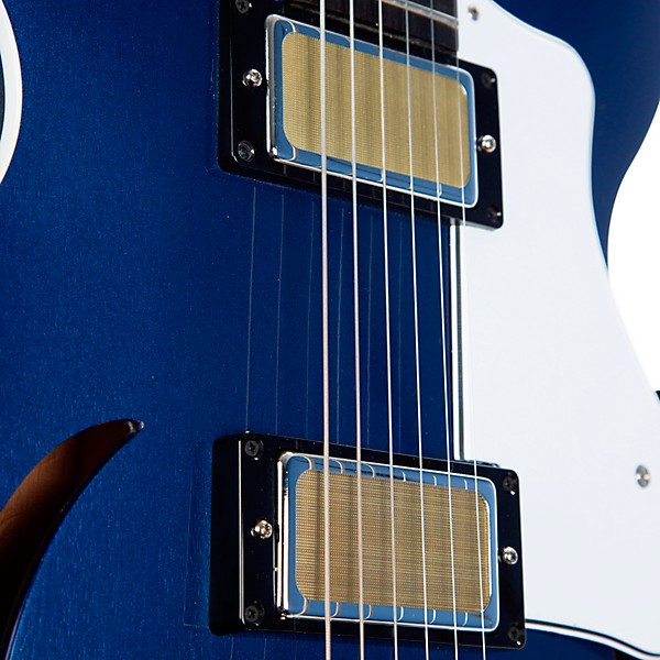Harmony Comet Semi-Hollow Electric Guitar Midnight Blue