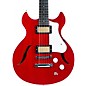 Harmony Comet Semi-Hollow Electric Guitar Trans Red thumbnail