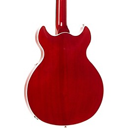 Harmony Comet Semi-Hollow Electric Guitar Trans Red