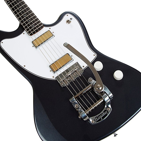 Harmony Silhouette With Bigsby Electric Guitar Slate