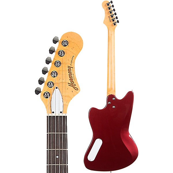 Harmony Silhouette With Bigsby Electric Guitar Burgundy
