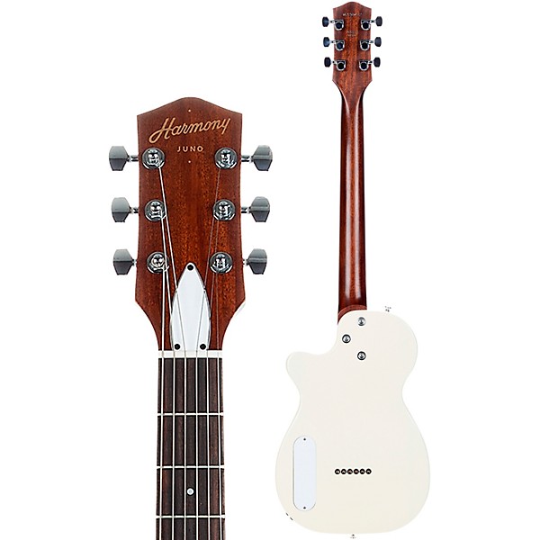 Harmony Juno Electric Guitar Pearl White