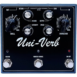 J.Rockett Audio Designs Uni-Verb Reverb Effects Pedal Black