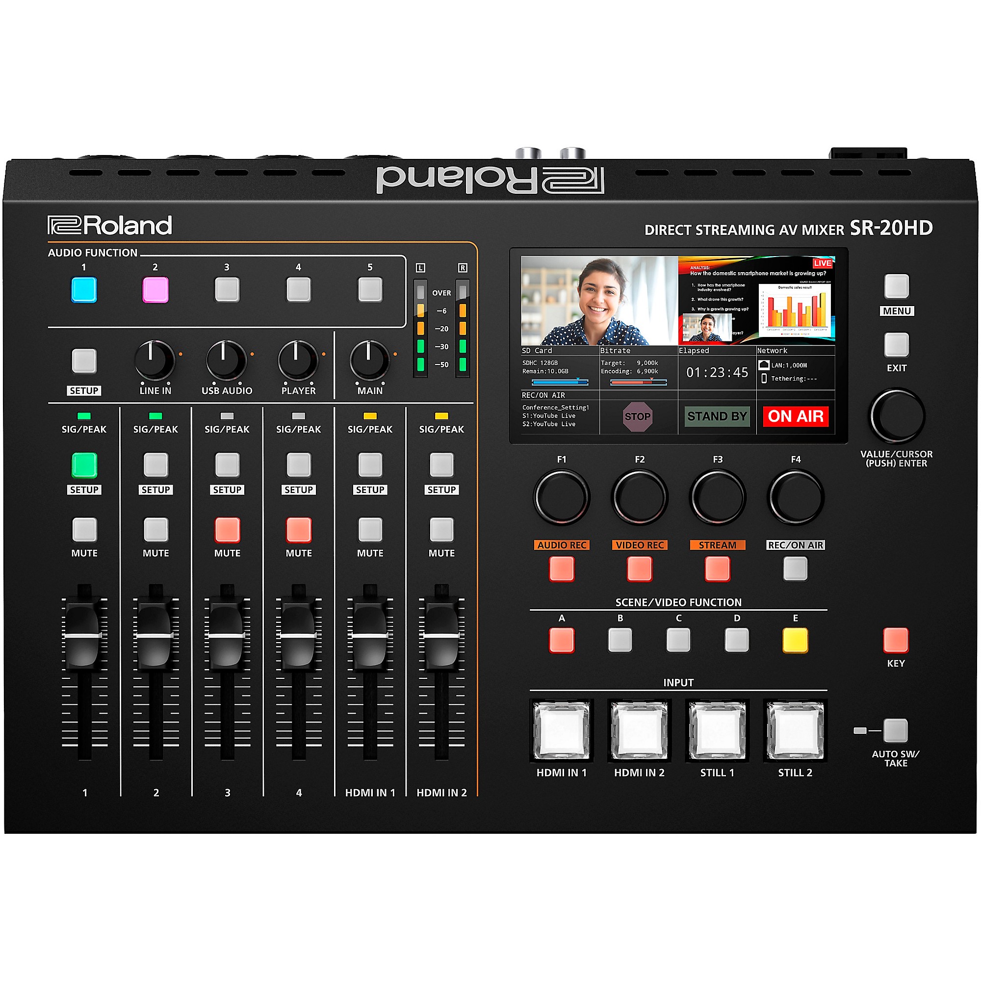 その他 Roland Video Mixer Roland Professional A/V V-4EX - 4-Channel Digital Video Mixer with