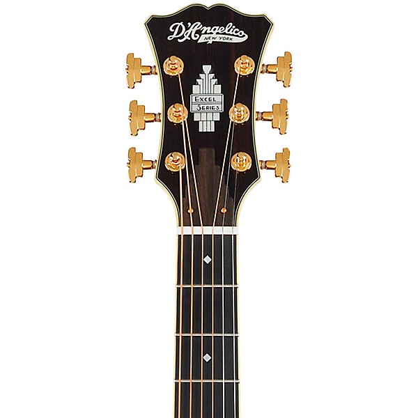 D'Angelico Excel Gramercy Grand Auditorium Acoustic-Electric Guitar Vintage Natural