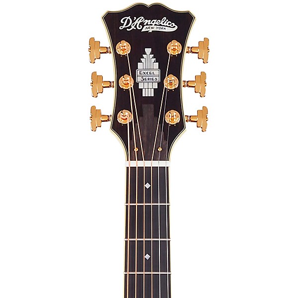 D'Angelico Excel Gramercy Grand Auditorium Acoustic-Electric Guitar Vintage Sunset