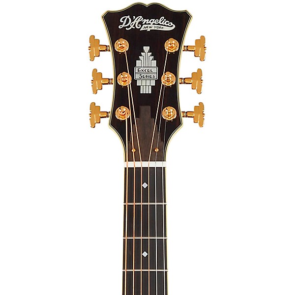 D'Angelico Excel Lexington Dreadnought Acoustic-Electric Guitar Vintage Sunset