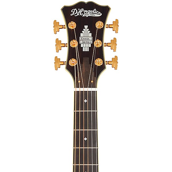 D'Angelico Excel Bowery Dreadnought Acoustic-Electric Guitar Autumn Burst