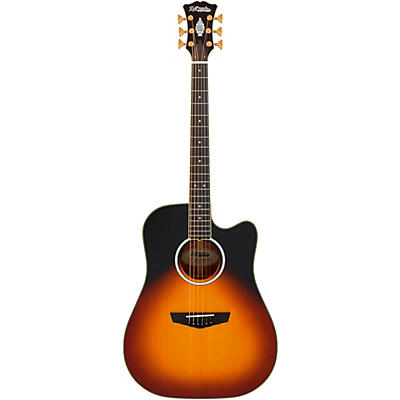 D'angelico Excel Bowery Dreadnought Acoustic-Electric Guitar Vintage Sunset for sale