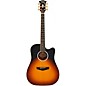 D'Angelico Excel Bowery Dreadnought Acoustic-Electric Guitar Vintage Sunset