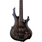 ESP LTD F-4 Electric Bass Guitar Ebony Charcoal Burst Satin thumbnail