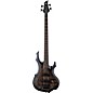 ESP LTD F-4 Electric Bass Guitar Ebony Charcoal Burst Satin