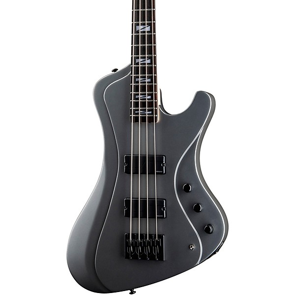 ESP LTD John Campbell JC-4 Electric Bass Guitar Dark Grey Metallic Satin