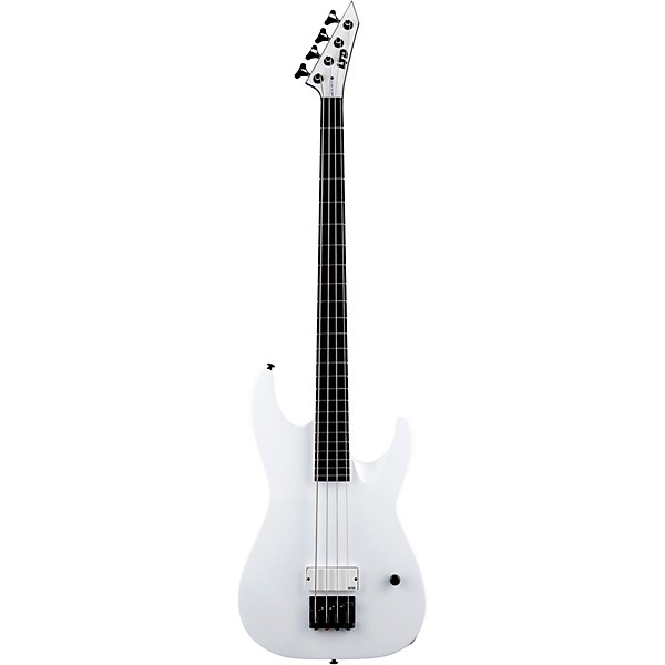 ESP LTD M-4 Electric Bass Guitar Snow White Satin
