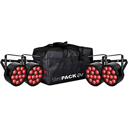 CHAUVET DJ SlimPACK 4-Pack of SlimPAR Q12 ILS With Bag