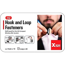 Xvive H2 Hook and Loop Fasteners for the U6 compact wireless Mic system