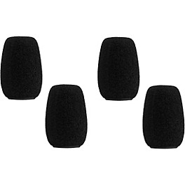 Shure ACVG4WS-B Black Foam Windscreen for Centraverse Gooseneck Condenser Microphones (Contains Four)