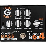 Genzler Amplification Crash Box-4 Classic Bass Distortion Effects Pedal Black for sale