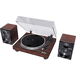 Gemini GTT-5000 Modern Classic Belt Drive USB Turntable Pack With Pair of Speakers