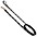 Fender Dog Leash Black/White Medium Fender Dog Leash Black/White Small