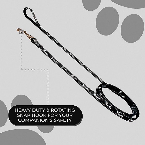 Fender Dog Leash Black/White Large