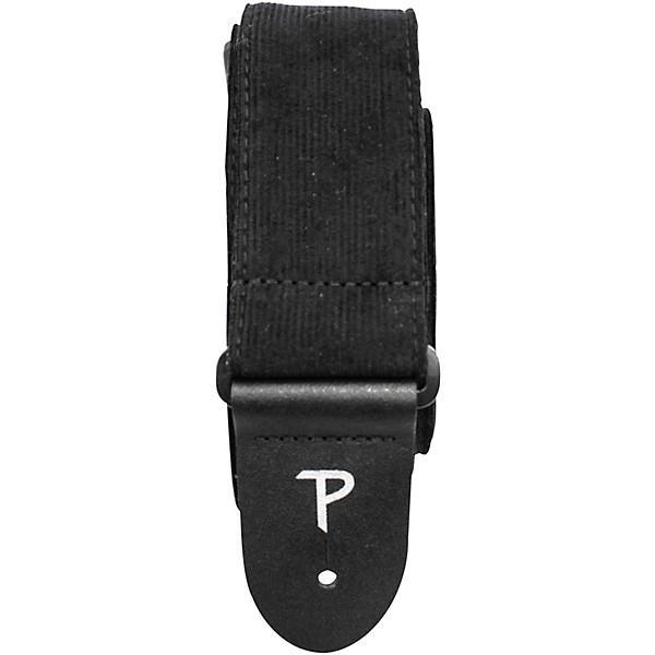 Perri's Corduroy Guitar Strap Black 2 in.