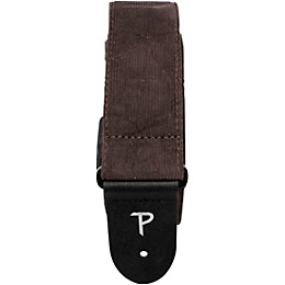 Perri's Corduroy Guitar Strap Brown 2 in.