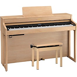 Roland HP702 Digital Upright Piano With Bench Light Oak Roland HP702 Digital Upright Piano With Bench Light Oak