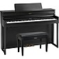 Roland HP704 Digital Upright Piano With Bench Charcoal Black thumbnail