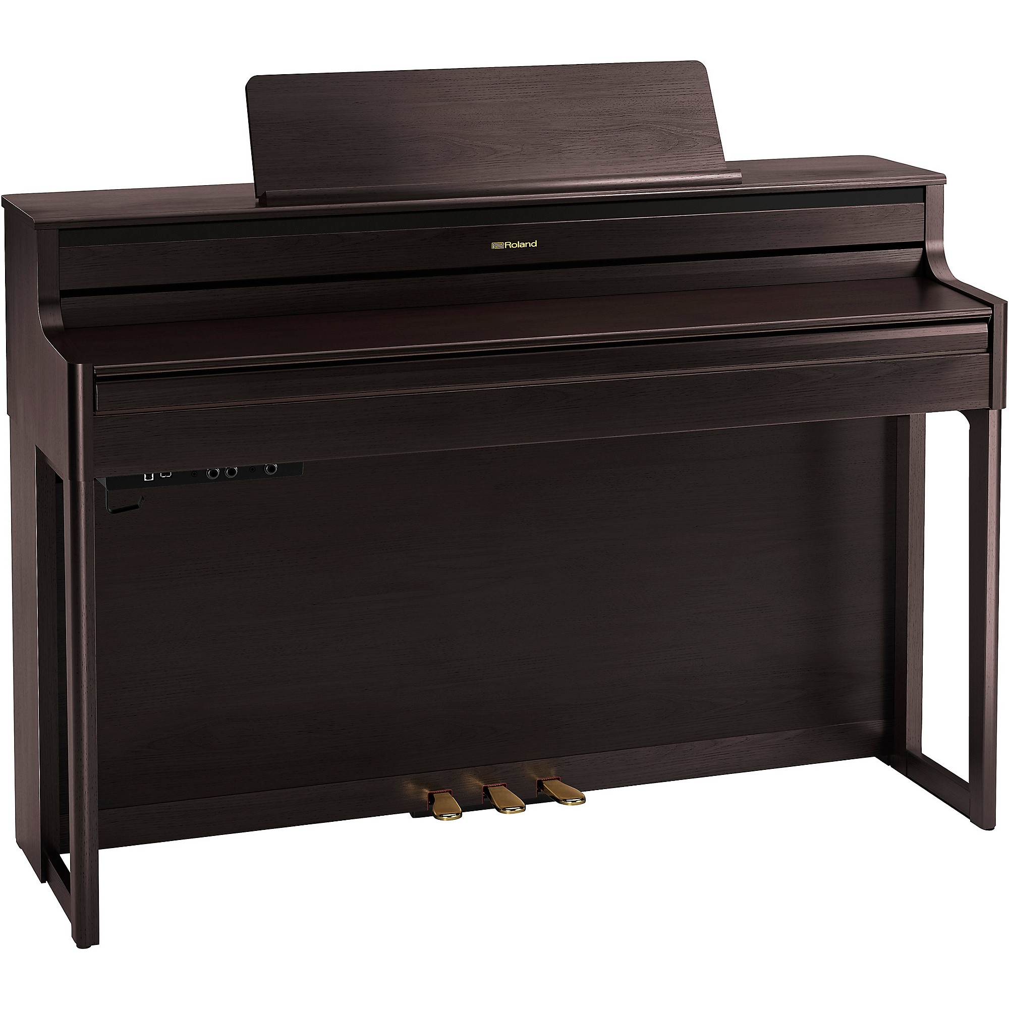 Roland HP704 Digital Upright Piano With Bench Dark Rosewood