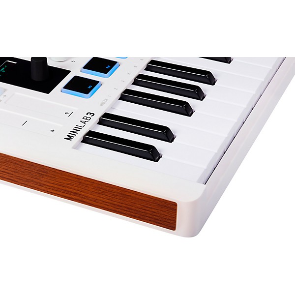 Arturia MiniLab 3 MIDI Keyboard, White