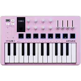 Arturia MiniLab 3 25-Key Hybrid Keyboard Controller - Rose Quartz