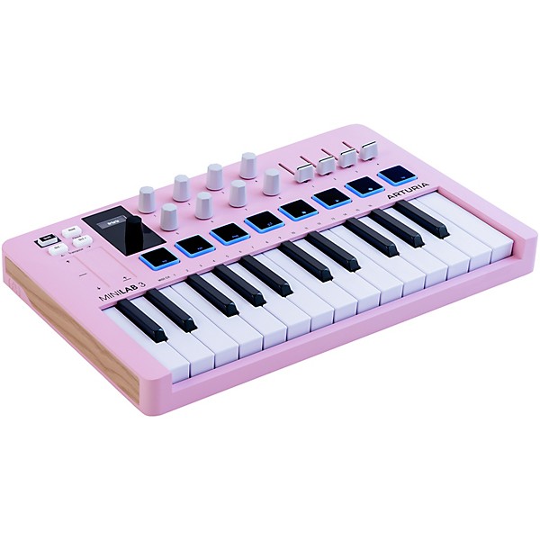 Arturia MiniLab 3 25-Key Hybrid Keyboard Controller - Rose Quartz