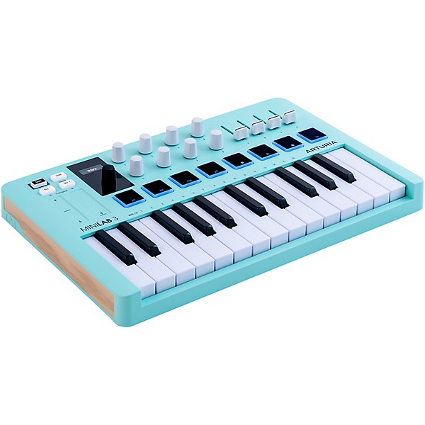 Arturia MiniLab 3 25-Key Hybrid Keyboard Controller - Aquamarine