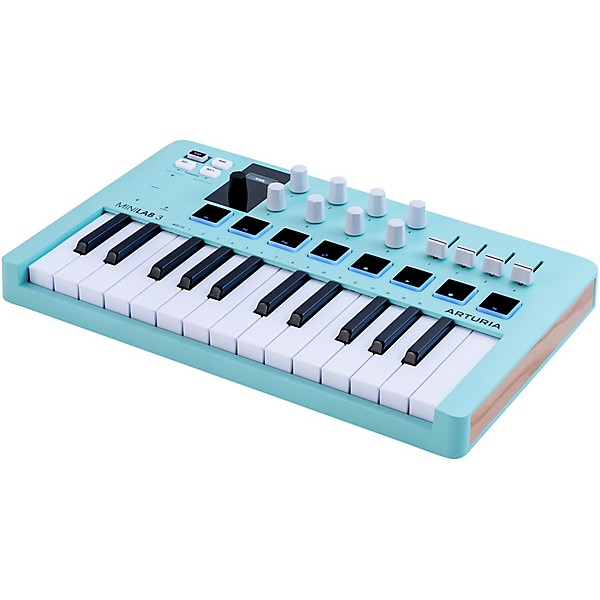 Arturia MiniLab 3 25-Key Hybrid Keyboard Controller - Aquamarine