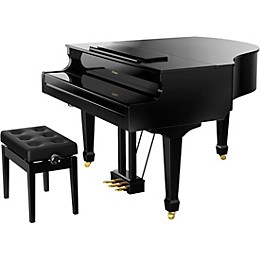Roland GP609 Digital Grand Piano With Bench Polished Ebony