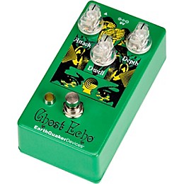 EarthQuaker Devices Brain Dead Ghost Echo Vintage Voiced Reverb Effects Pedal Green