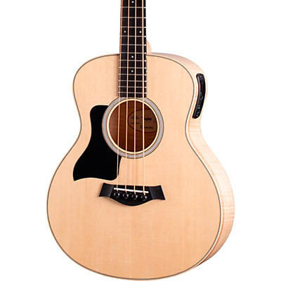 Taylor Left-Handed Gs Mini-E Maple Acoustic-Electric Bass Guitar Natural for sale