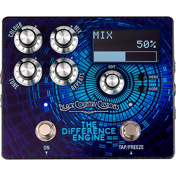 Laney The Difference Engine Tri-Mode Delay Effects Pedal Blue