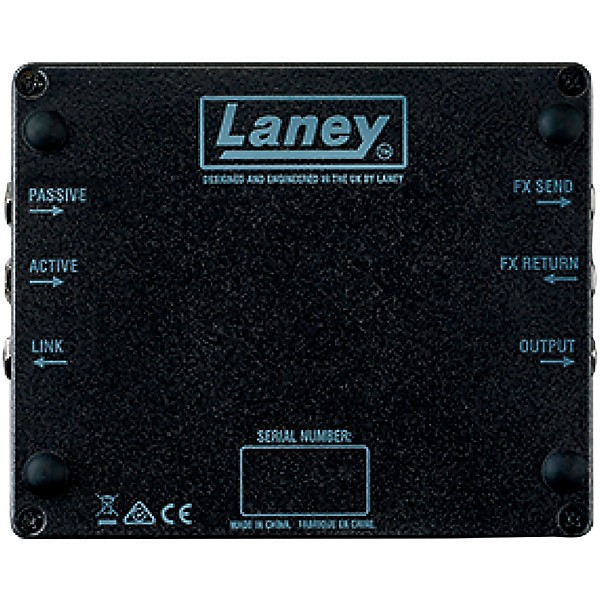 Laney Digbeth Series Bass Pre-Amp Effects Pedal Black