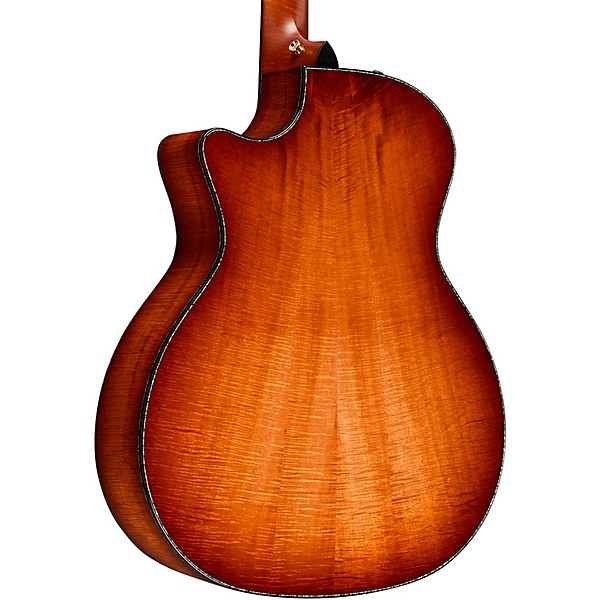 Taylor Custom #01 Hawaiian Koa Grand Auditorium Acoustic-Electric Guitar Light Shaded Edge Burst